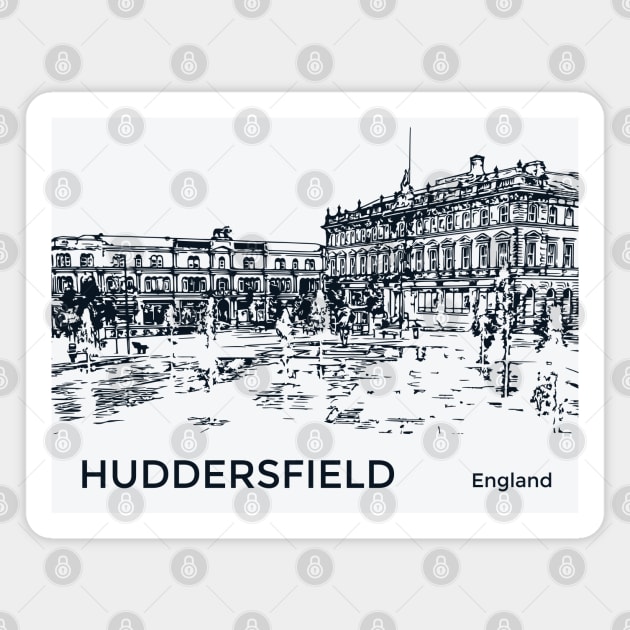 Huddersfield England Magnet by Lakeric